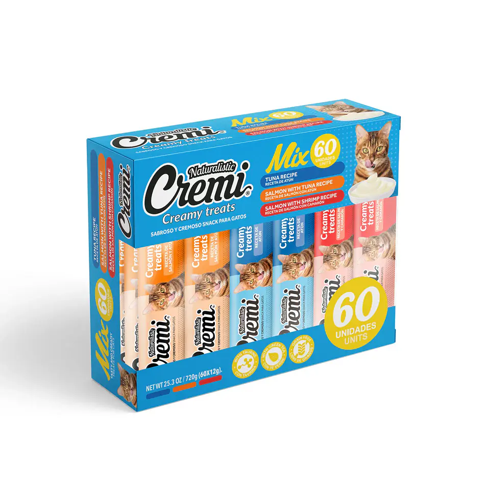 NT CREMI BOX SEA FOOD MIX, 60 SACHET  1