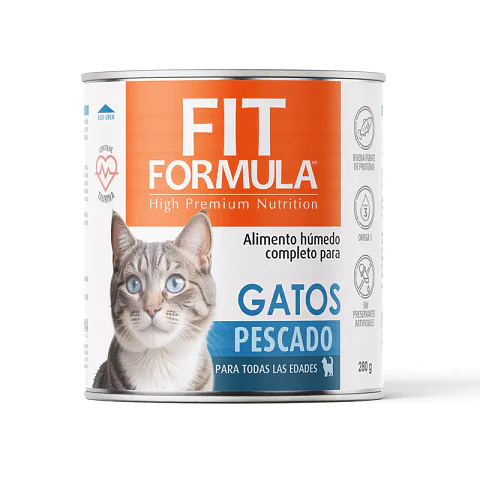 FIT FORMULA LATA PESCADO GATO 280G