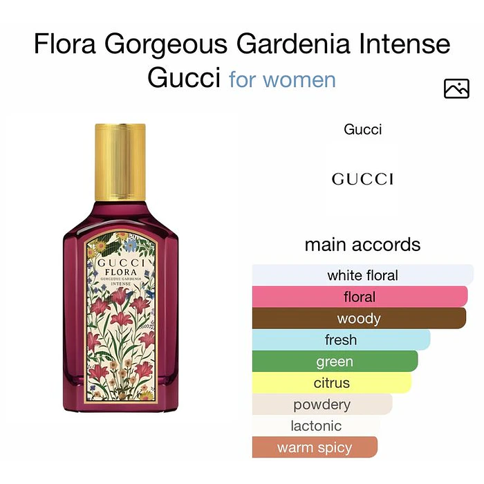 Gucci Flora Gorgeous Gardenia Intense Miniatura Eau de Parfum 5 ml - Perfume Floral Amaderado para Mujer 4