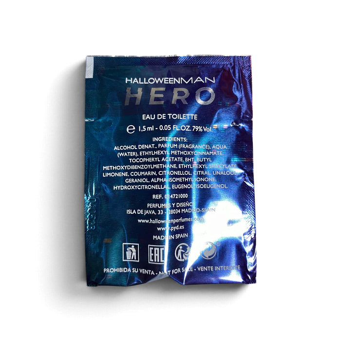 Halloween Man Hero – Muestra Perfume EDT 1,5ml 2
