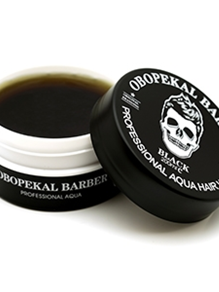(Negra) OBOPEKAL Cera Gel Aqua Hair Wax 200ml 3