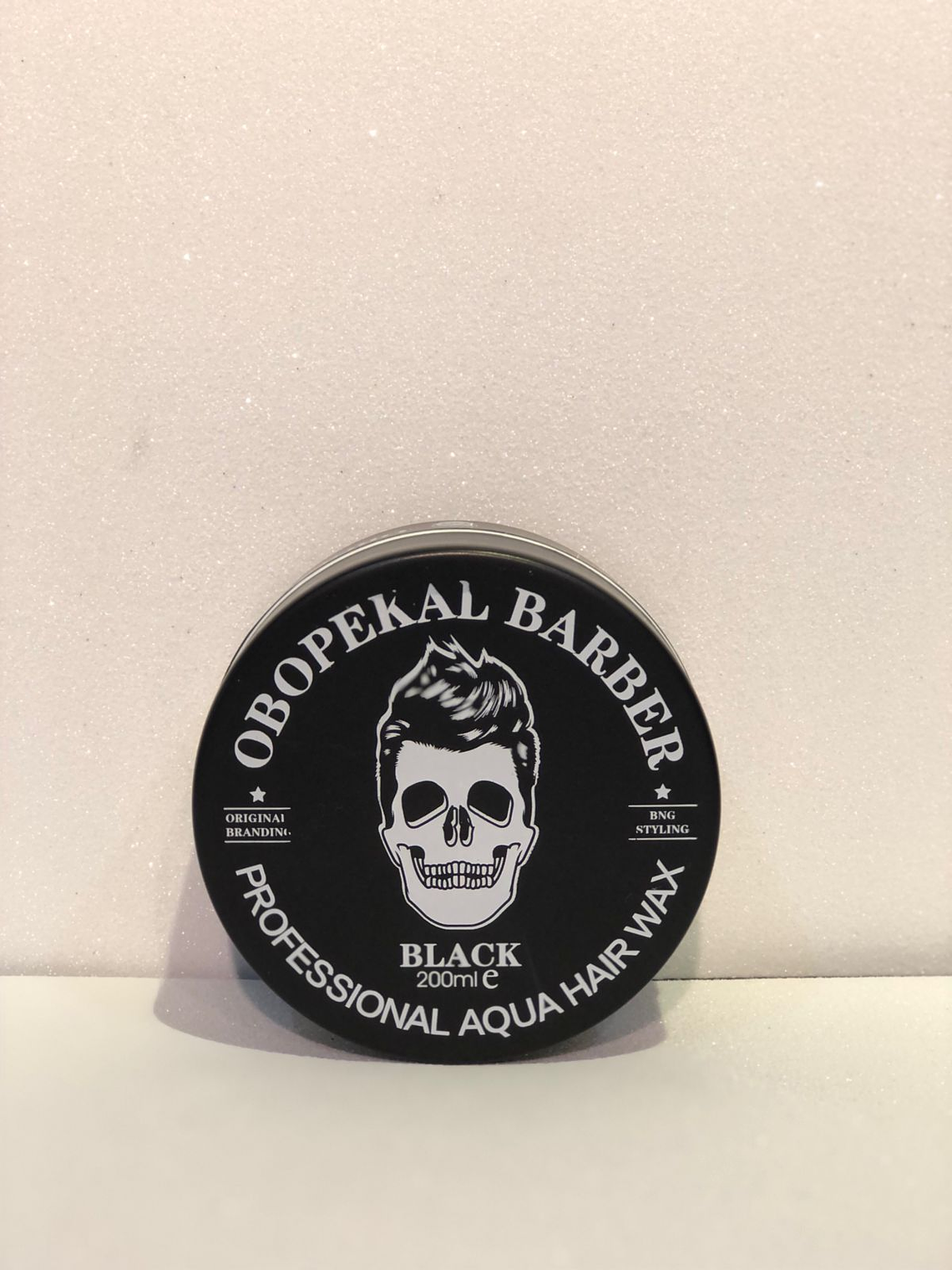 (Negra) OBOPEKAL Cera Gel Aqua Hair Wax 200ml 1