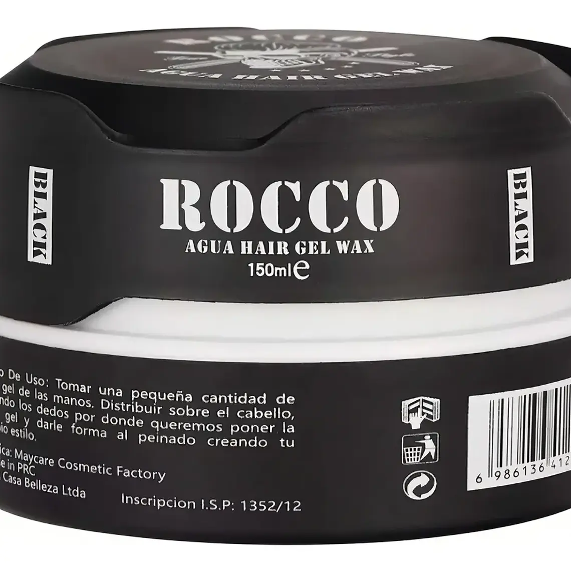  ROCCO® Cera Para Cabello Moldeadora (Negra) Extra Fuerte 150ml 2