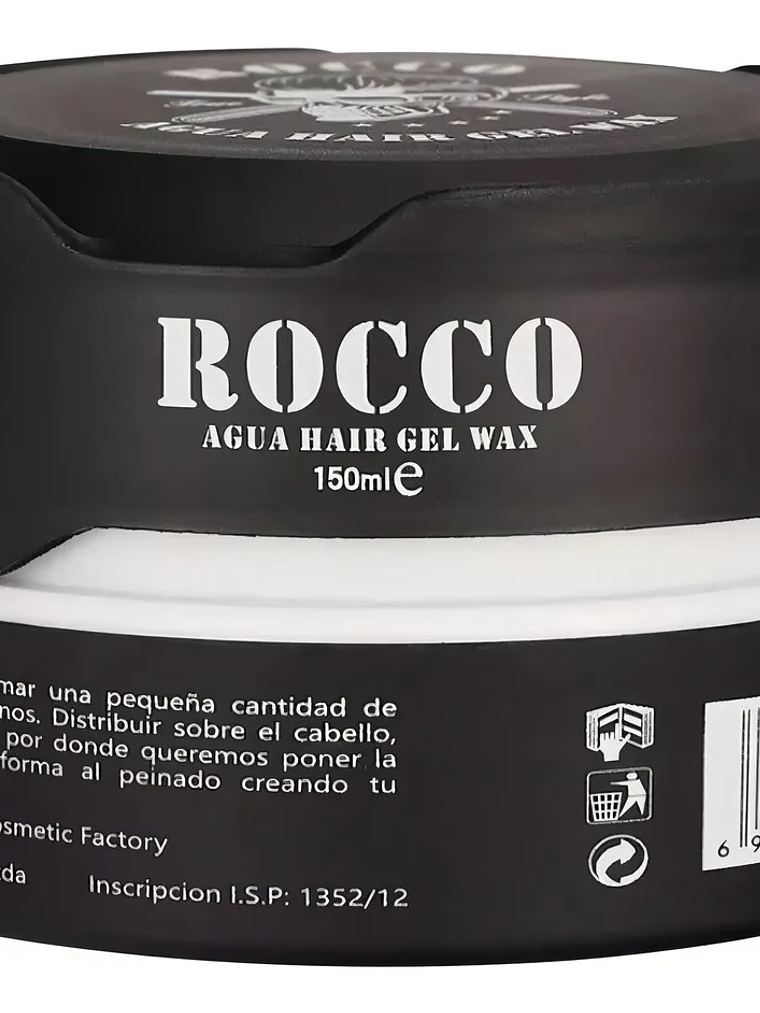 Cera Para Cabello Moldeadora Rocco Negra Extra Fuerte 150ml 2