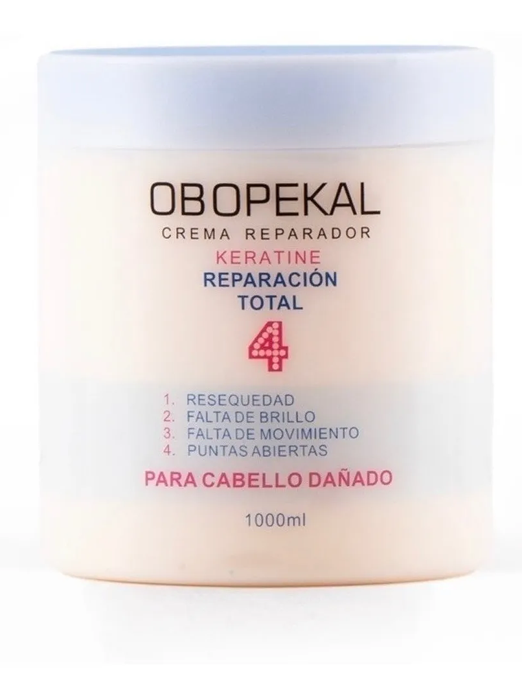 Obopekal crema de reparación total keratine 4 1000ml 1