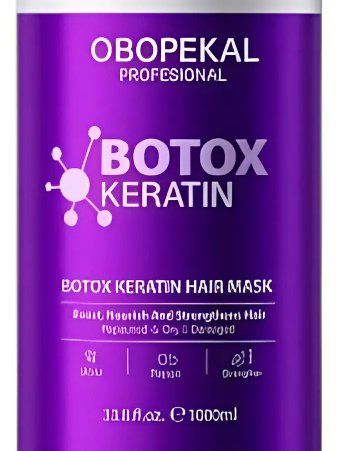 Mascarilla Capilar Botox Keratina Obopekal Hidratante 1000ml 1