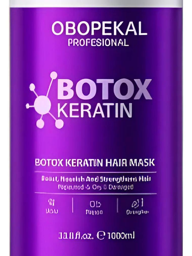 Mascarilla Capilar Botox Keratina Obopekal Hidratante 1000ml 1