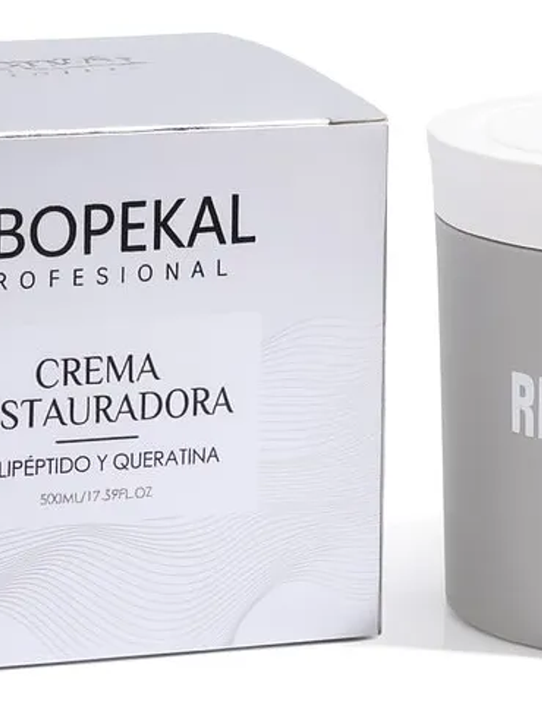 Obopekal Crema Restauradora Polipéptido Y Queratina 500ml 2