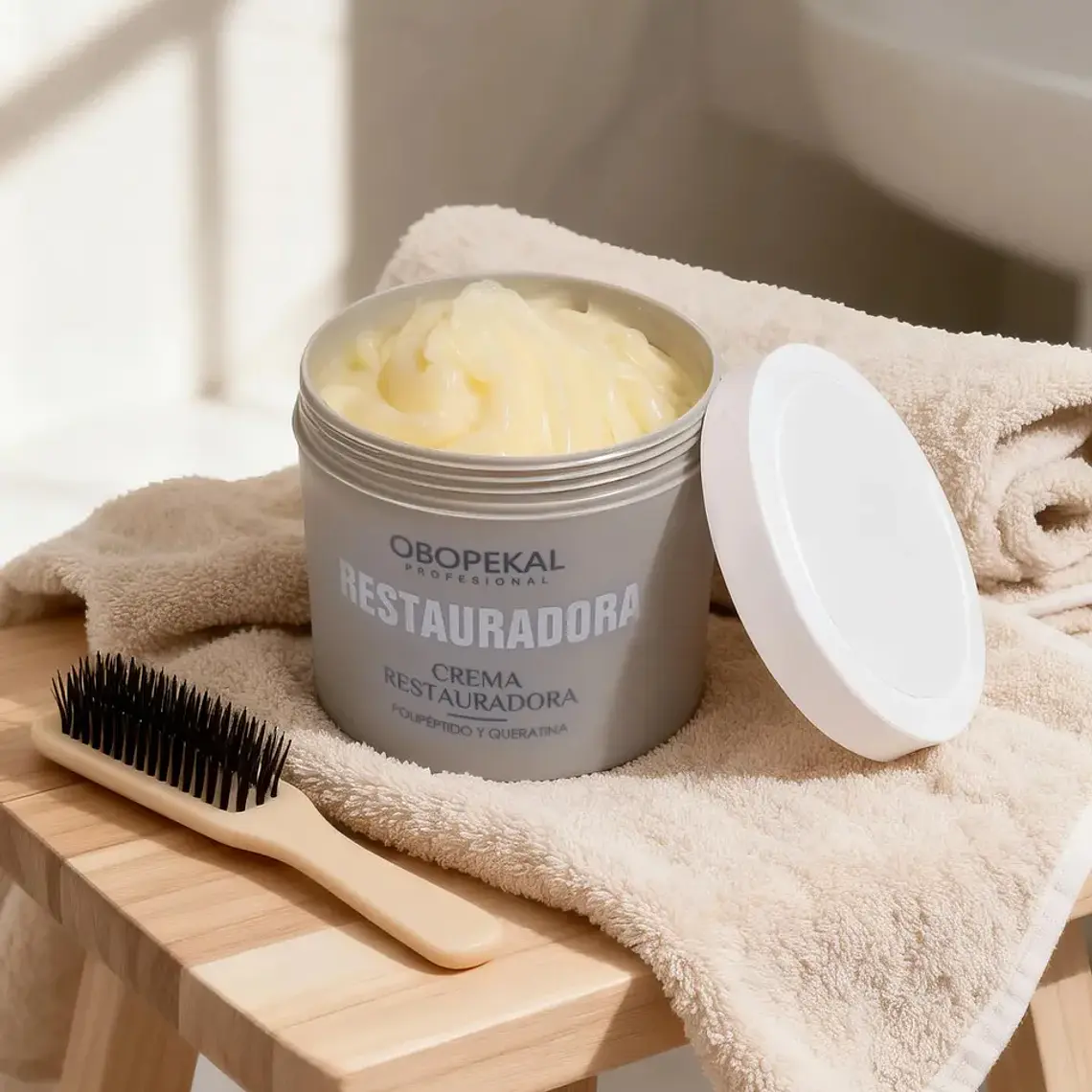 OBOPEKAL® Crema Restauradora Polipéptido Y Queratina 500ml 1