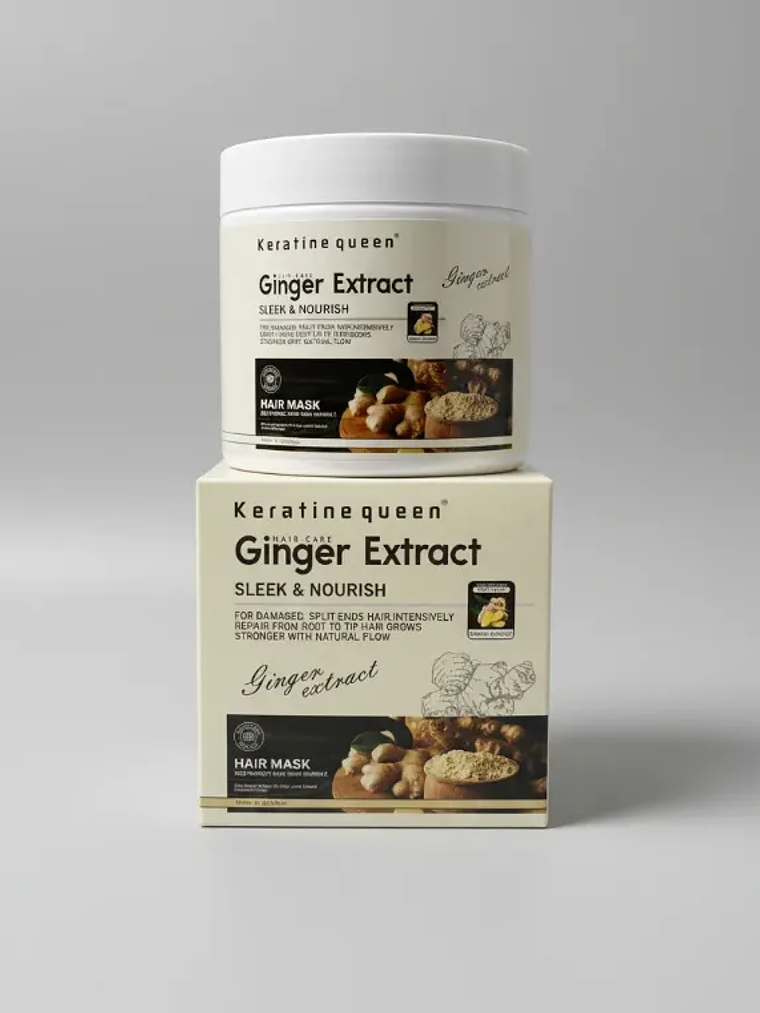 Mascarilla Capilar Keratine Queen Ginger Extracto 800ml 1