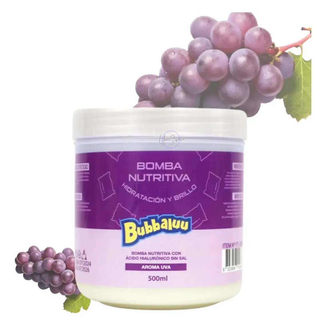 Reania.y Bubbaluu Bomba Nutritiva  Uva 500ml 2