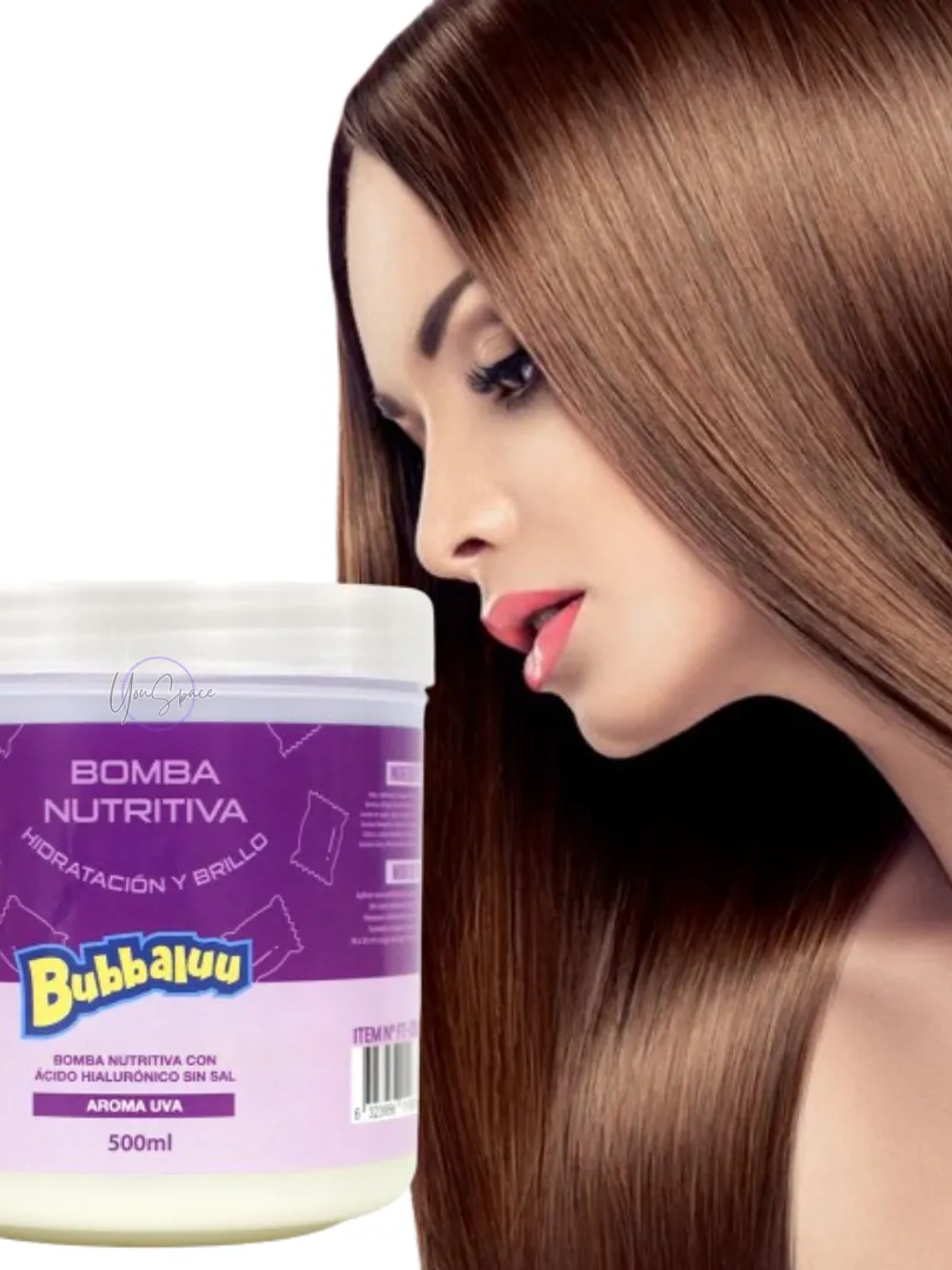 Reania.y Bomba Nutritiva Bubbaluu Uva 500ml 1