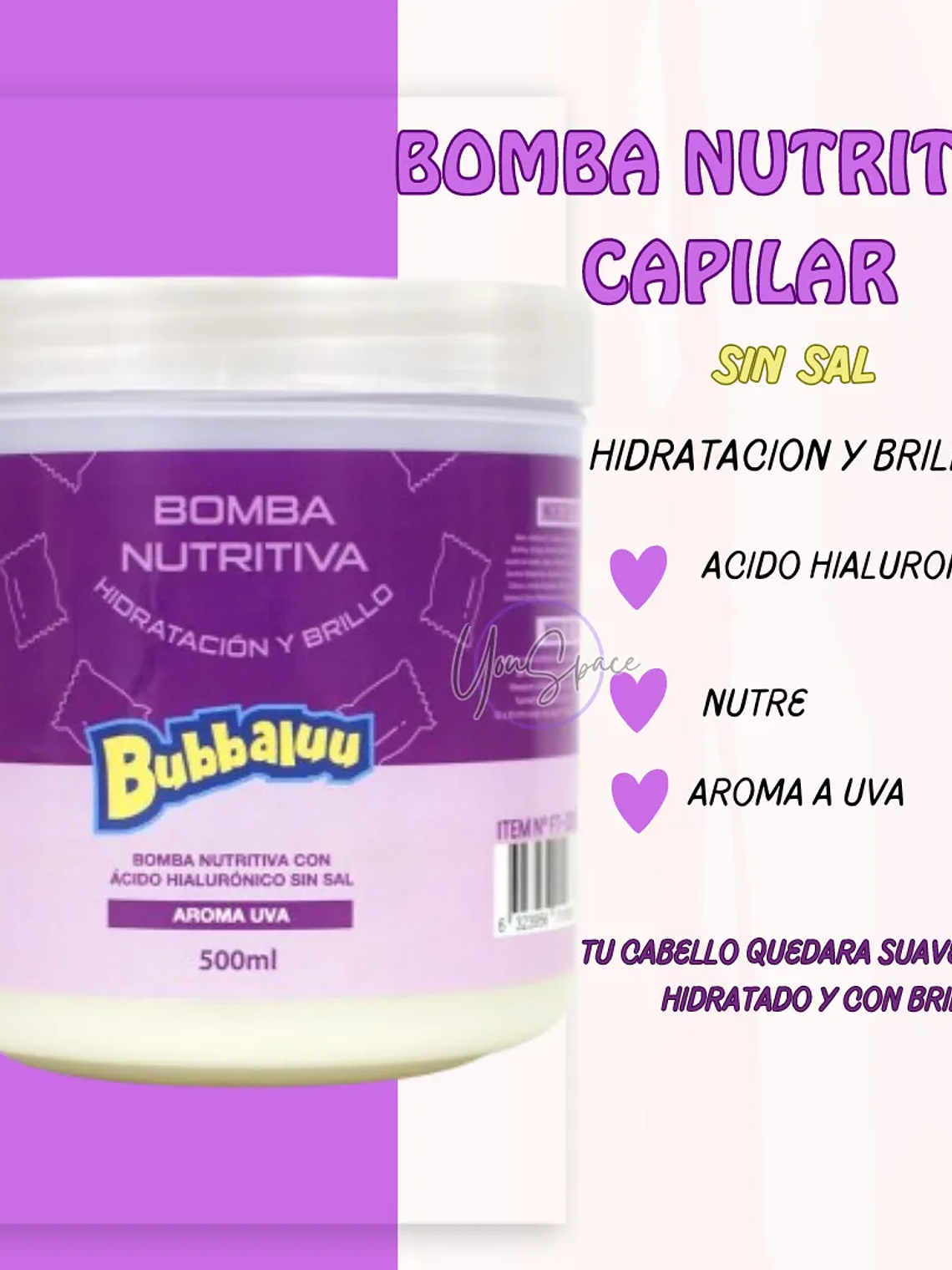 Reania.y Bomba Nutritiva Bubbaluu Uva 500ml 3