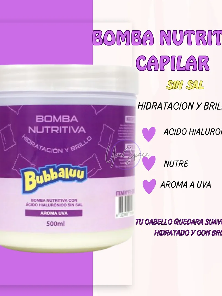 Reania.y Bomba Nutritiva Bubbaluu Uva 500ml 3