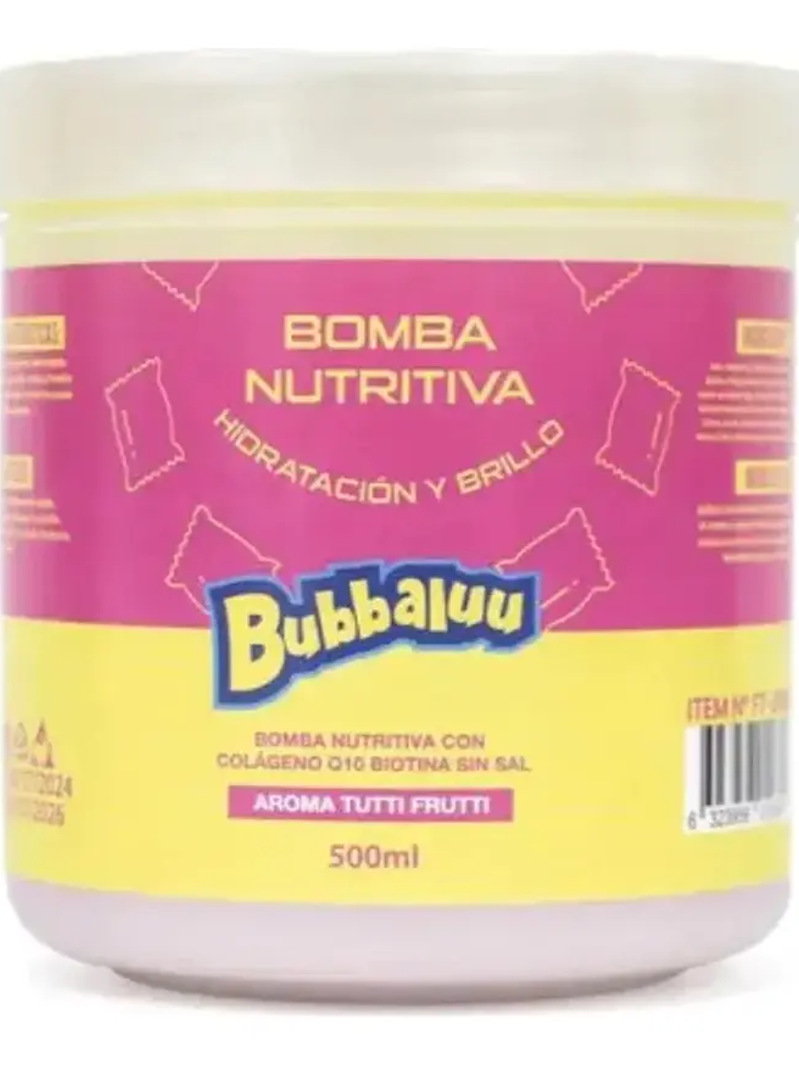 Reania.y Bomba Nutritiva Bubbaluu Tutti Frutti 500 Ml 2