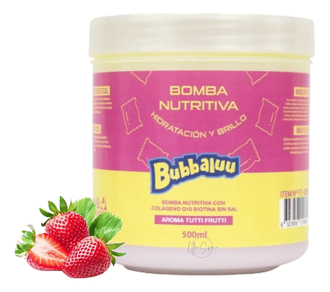 Reania.y Bomba Nutritiva Bubbaluu Tutti Frutti 500 Ml