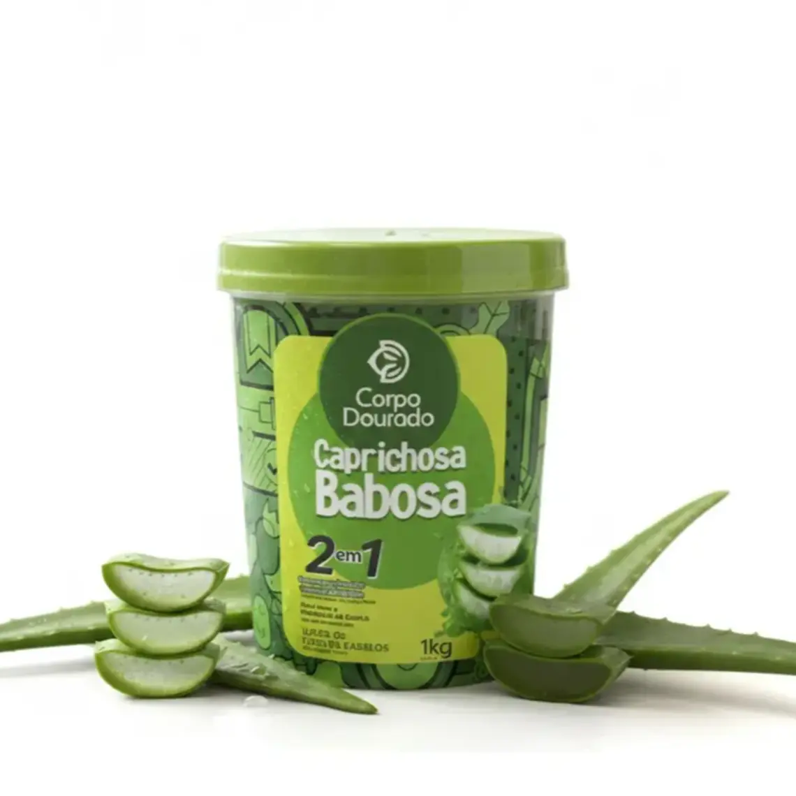 Corpo Dourado Crema Caprichosa Babosa  2En1   /1kg 1