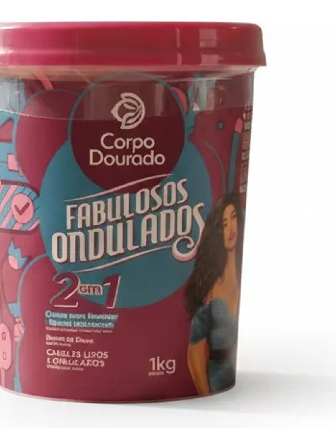 Crema 2 En 1 Fabulosos Ondulados Corpo Dourado 1 Kg 1