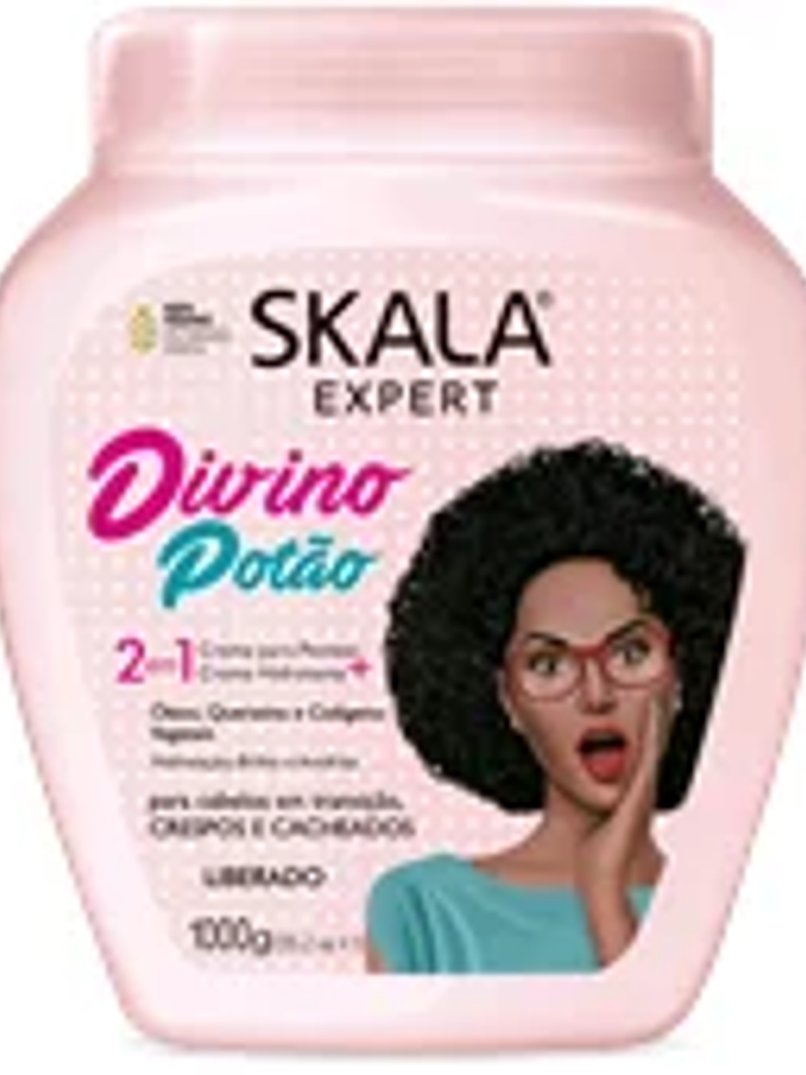 Skala Divino Potao Máscara Vegana Crema Peinar Rulos X 1kg 2