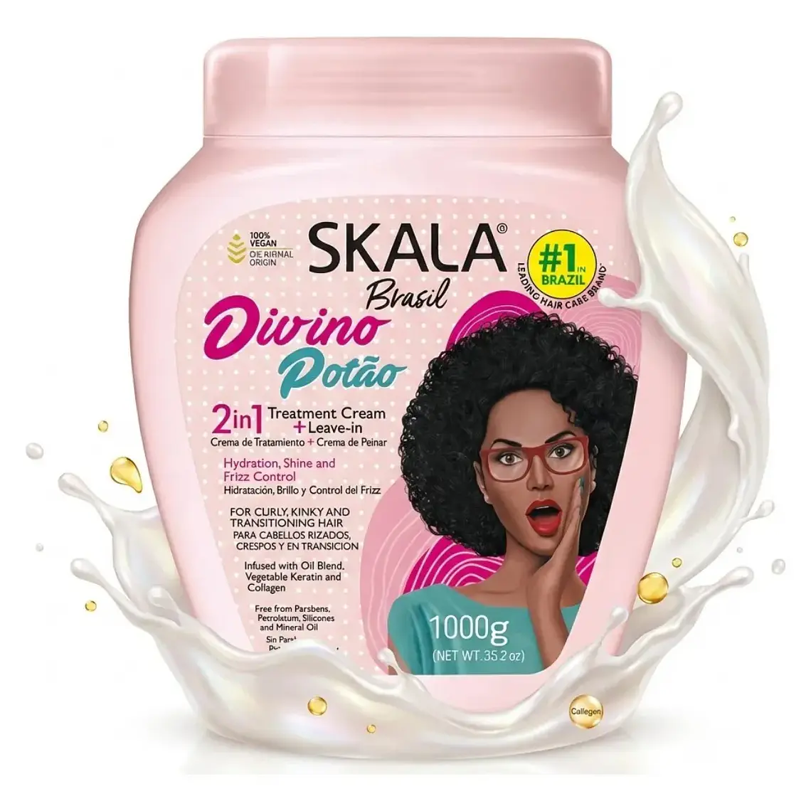 SKALA  Crema Divino Potao Peinar Rulos 2en1  / 1kg 1