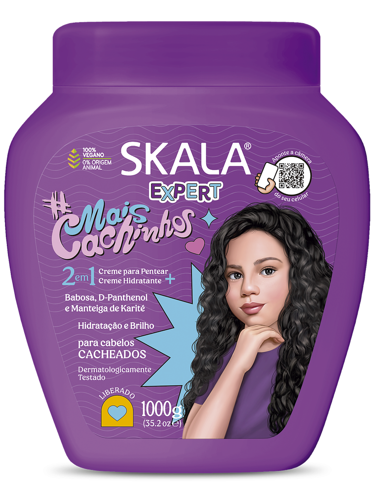 Skala Expert Mascara Capilar Mais Cachinhos 2 En 1 1000 G 1
