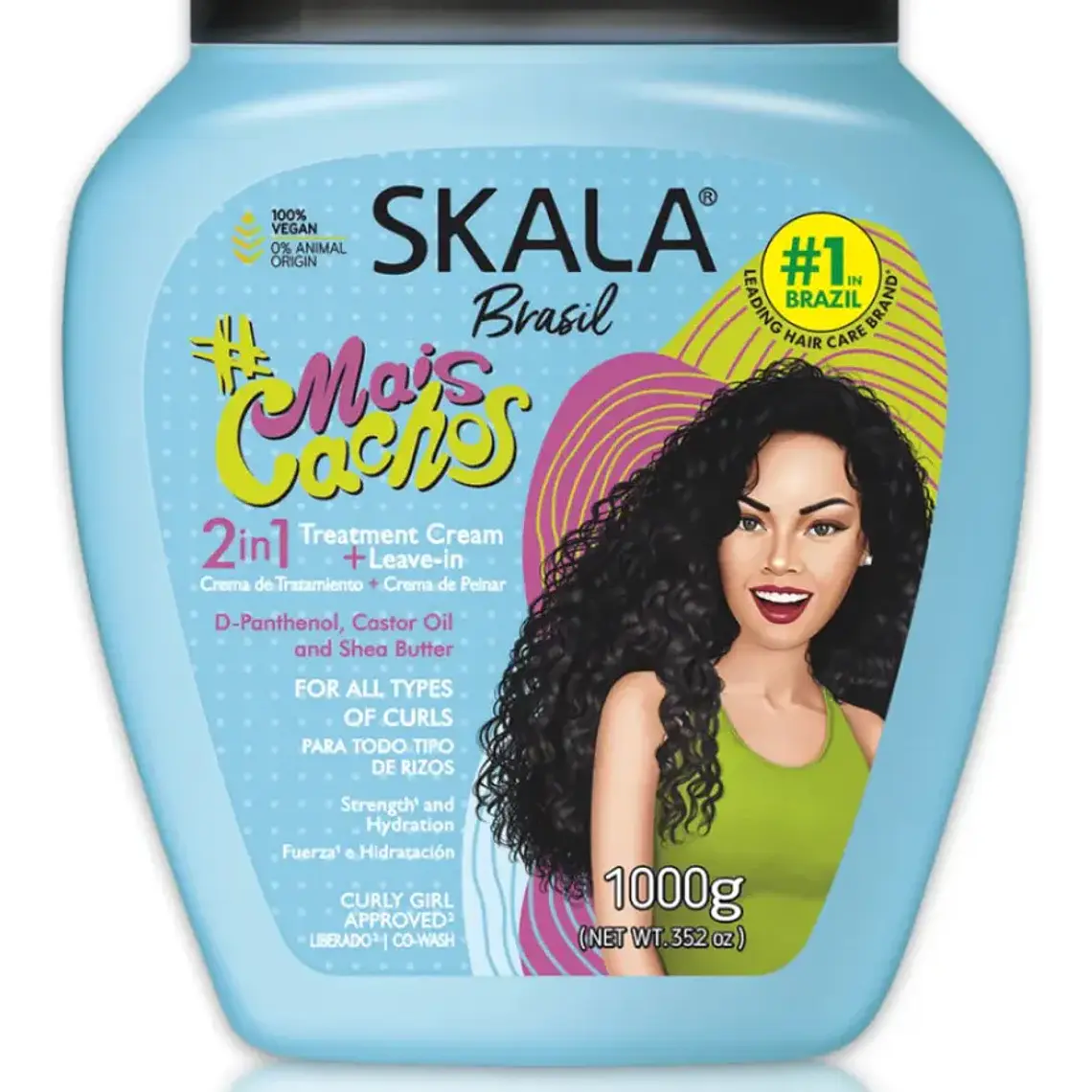 SKALA  Crema  Mais Cachos  Hidratación  2en1 / 1kg 3