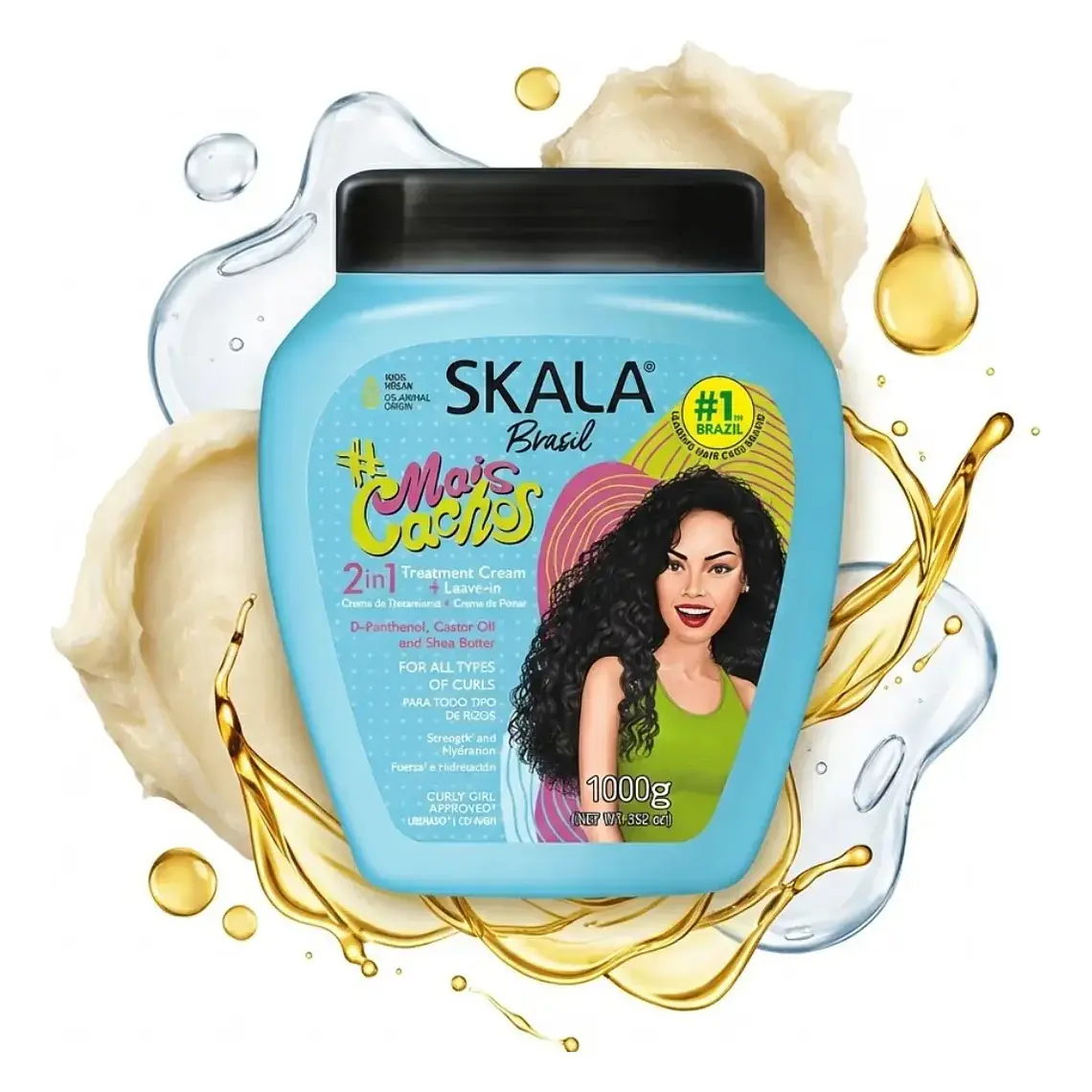 SKALA  Crema  Mais Cachos  Hidratación  2en1 / 1kg 2