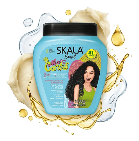 Mascara Skala Hidratación 2 En 1 Mais Cachos 1000g