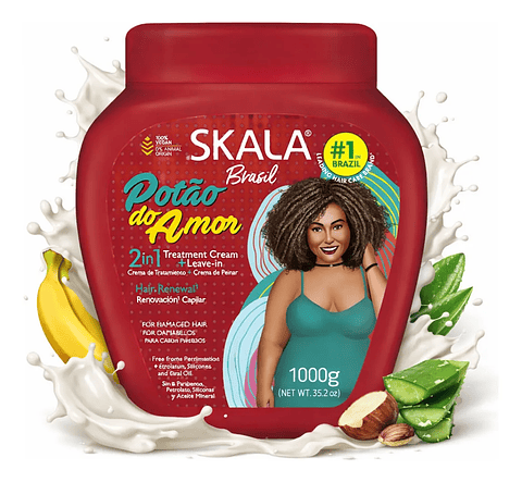 Skala Potao Do Amor Máscara Vegana Crema Peinar Dañado 1kg