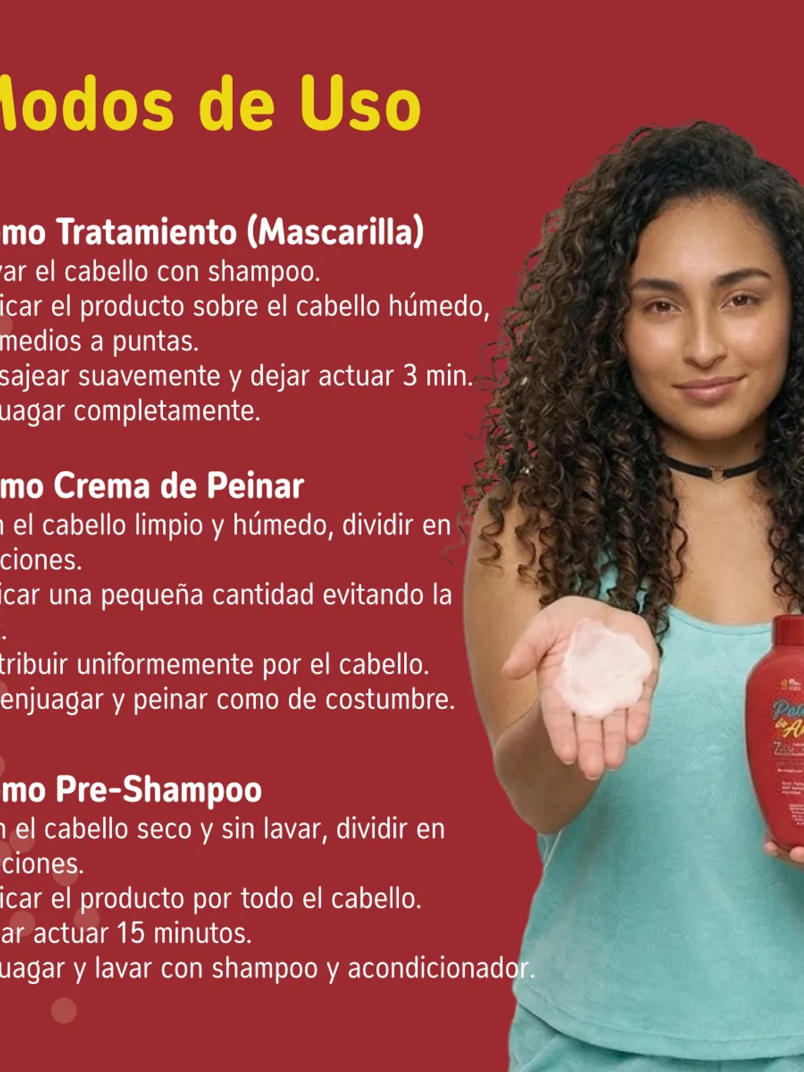 Skala Potao Do Amor Máscara Vegana Crema Peinar Dañado 1kg 3