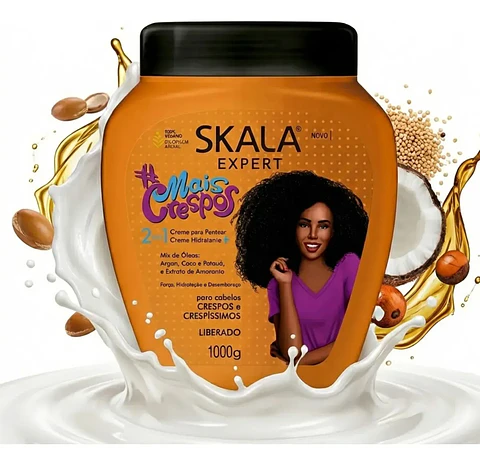 SKALA Crema mais crespos Cabello Rizado Y Ondulado 2en1  / 1kg