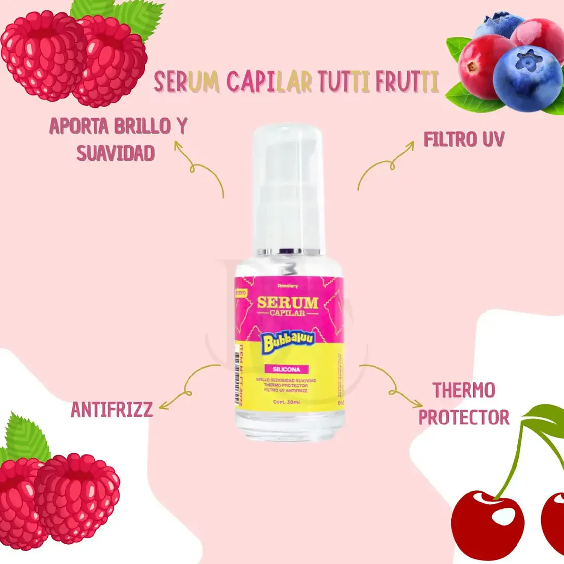 Bubbaluu Serum Capilar  Tutti Frutti  30ml 2