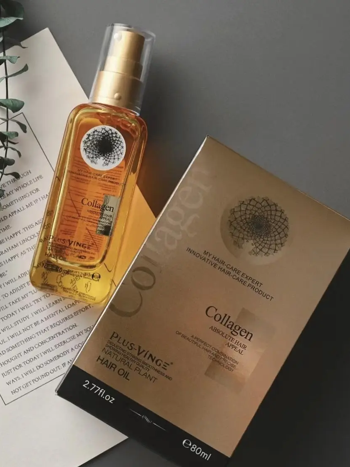 Plus-vinge® Aceite De Argán Con Collagen 100ml 2