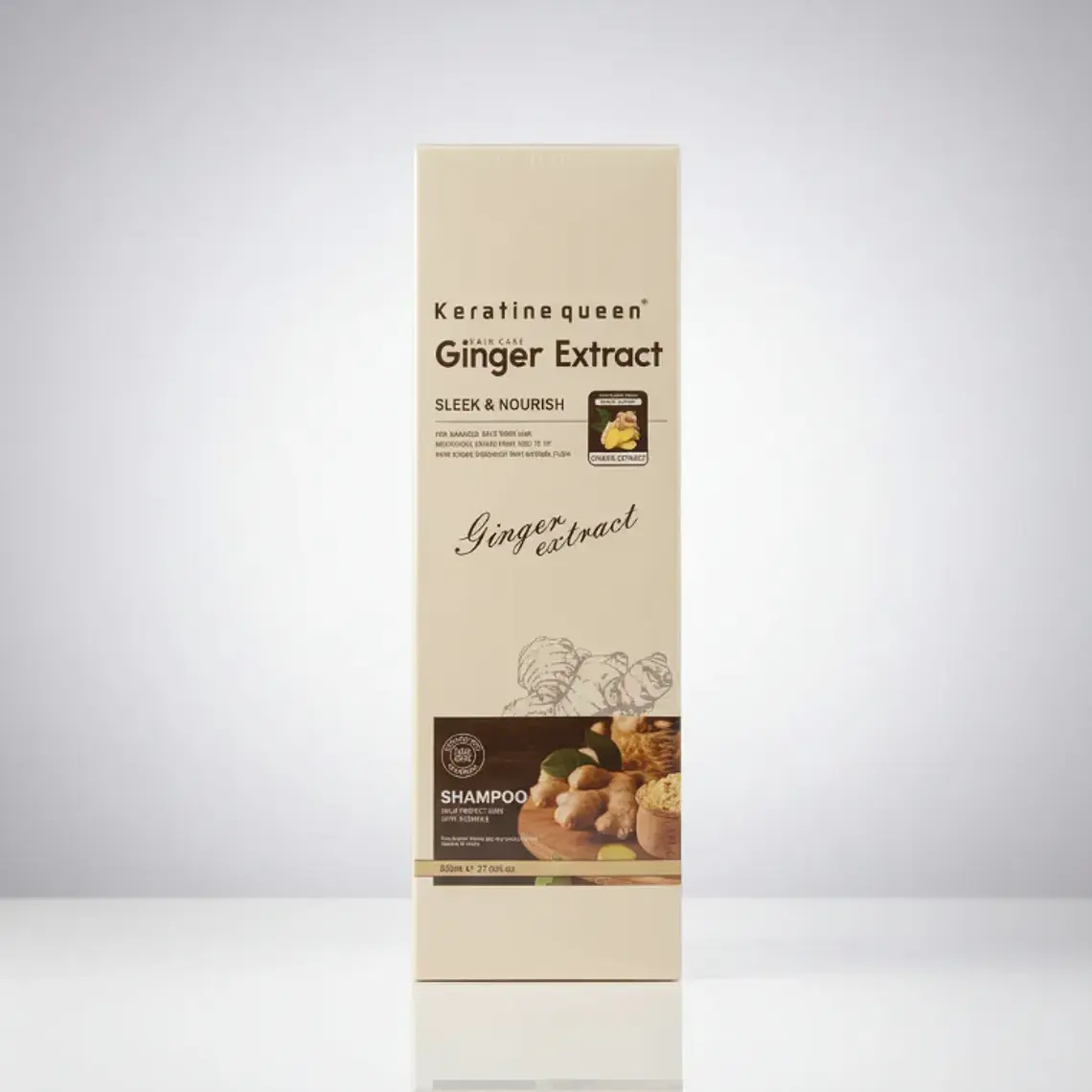 Keratine Queen ® Shampoo  Ginger Extract 800ml 1