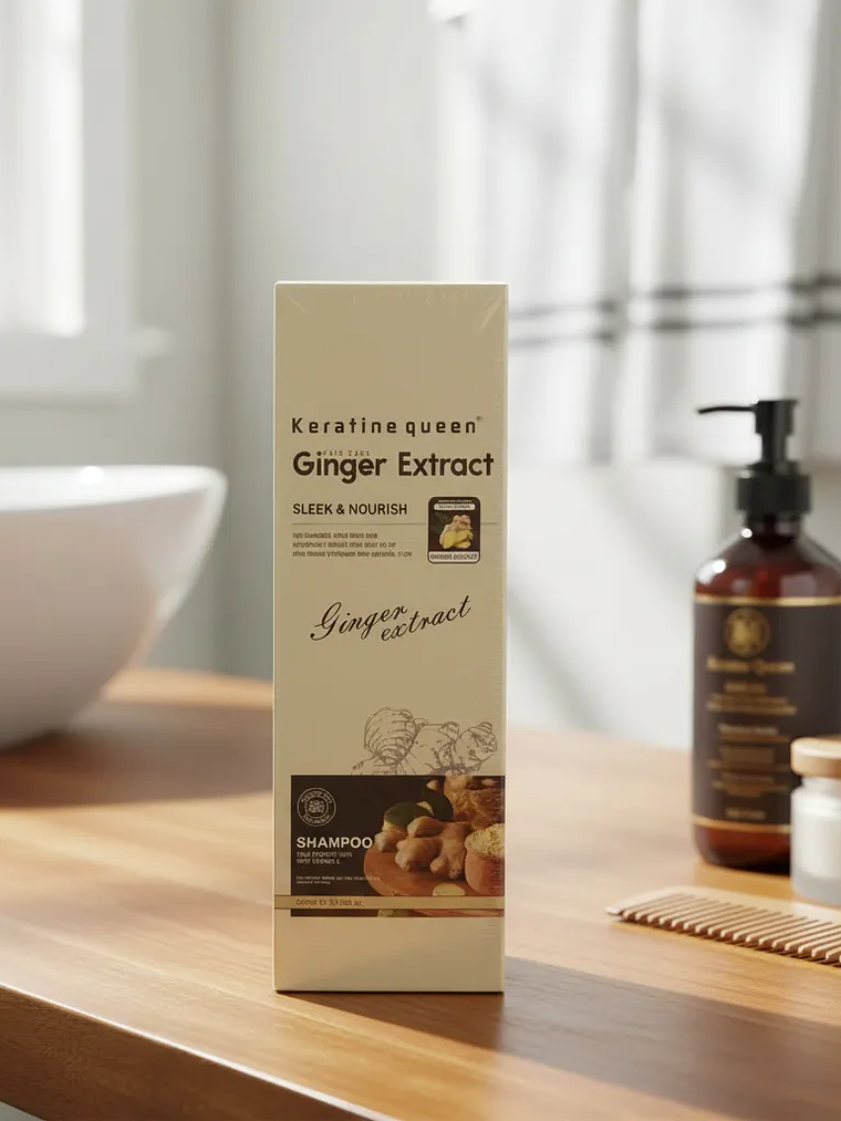 Shampoo Keratine Queen Ginger Extract 800ml 2