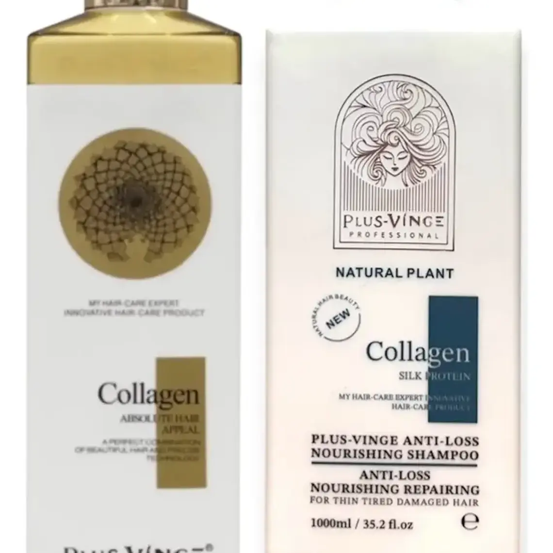  Plus-vinge ® Shampoo Collagen  1000ml 2