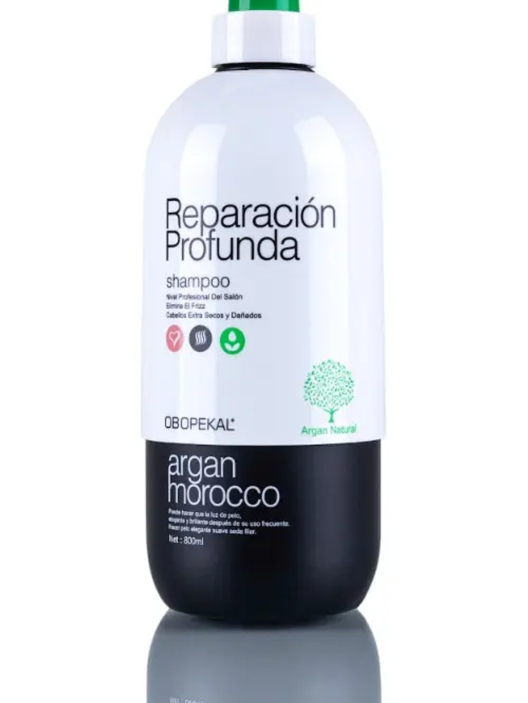 OBOPEKAL Shampoo Argan Reparacion Profunda 800ml 1