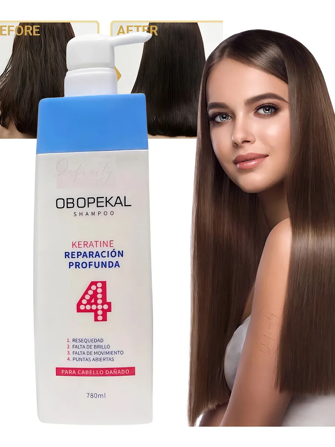 Obopekal® Shampoo Reparacion 780ml 2