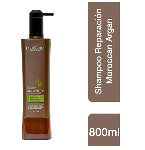 Maxcare® Shampoo Revitalizante Keratin Argan Oil 800ml 