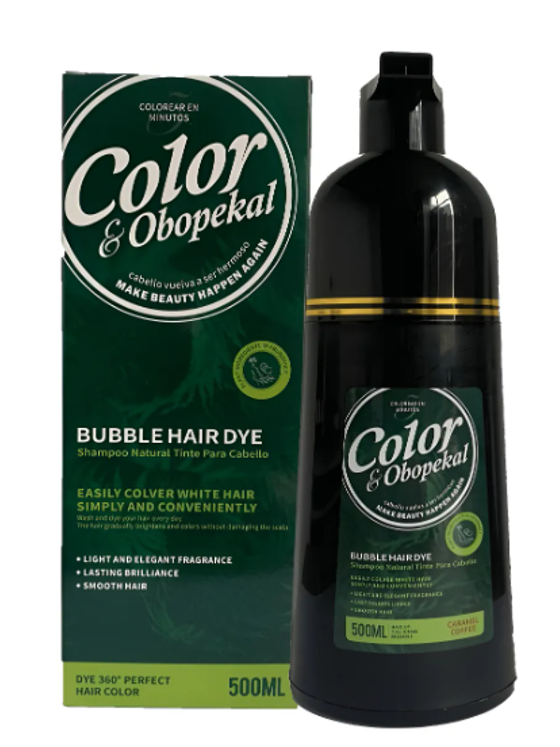 Obopekal Shampoo Cubre Canas Cobertura Total 500ml 1