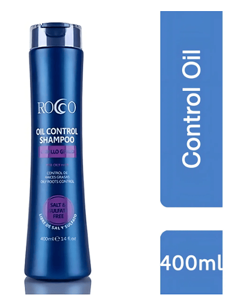 Rocco® Shampoo Oil Control Sin Sal Para Cabello Graso 400ml