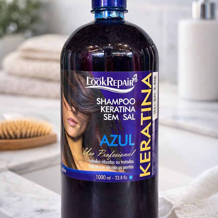 Shampoo Azul Sin Sal 1000ml Look Repair 1
