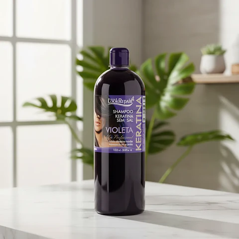 Look Repair Shampoo Violeta  Sin Sal 1000ml