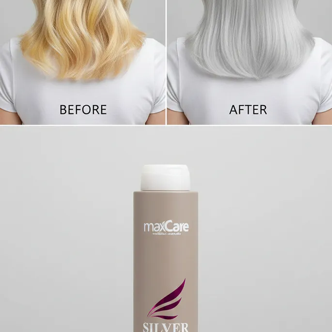 Maxcare Shampoo Matizante Sin Sulfato 500ml 3