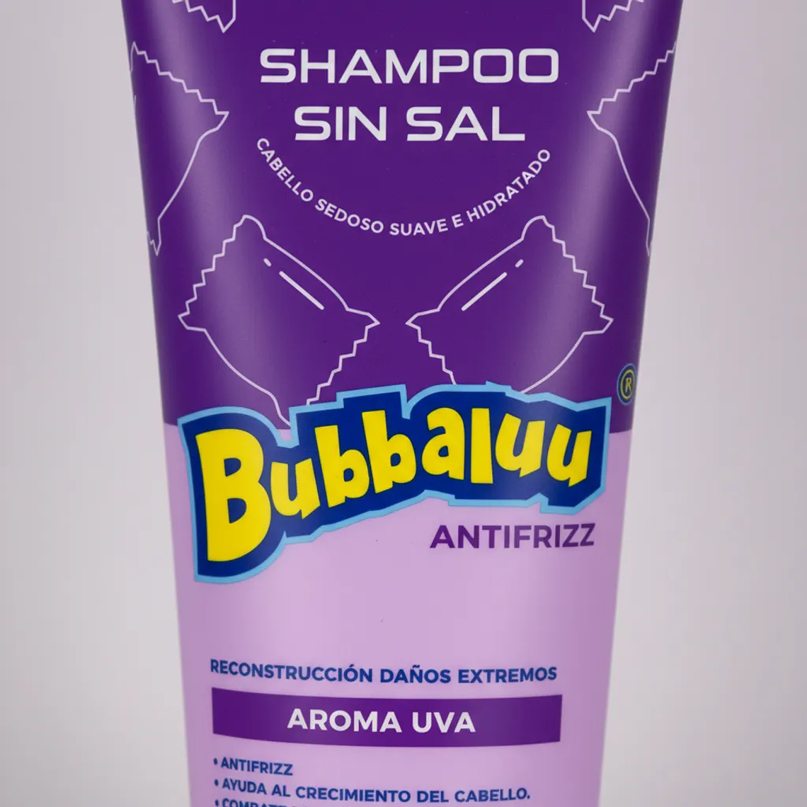 Shampoo Sin Sal Antifrizz Biotina Q10 Vitamina E - Aroma Uva 2