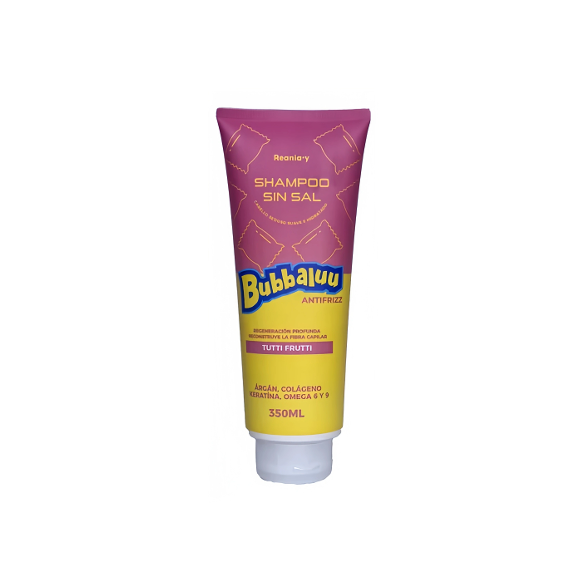 Shampoo Sin Sal Antifrizz Argán Colageno Keratina Omega Tutt 1