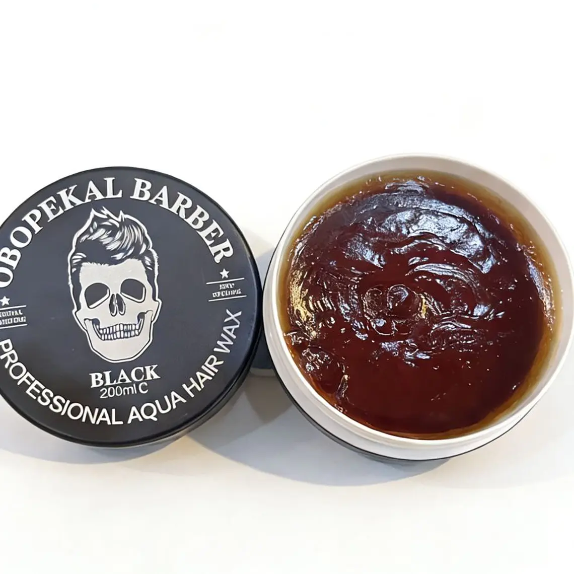 (Negra) OBOPEKAL® Cera Gel Aqua Hair Wax 200ml 2