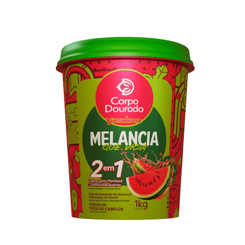 Corpo Dourado  Crema Melancia 2En1    / 1kg