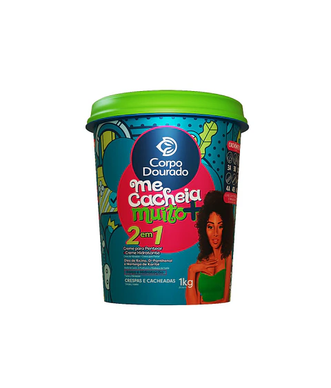 Corpo Dourado Crema  Me Cacheia Muito+ 2en1  / 1kg