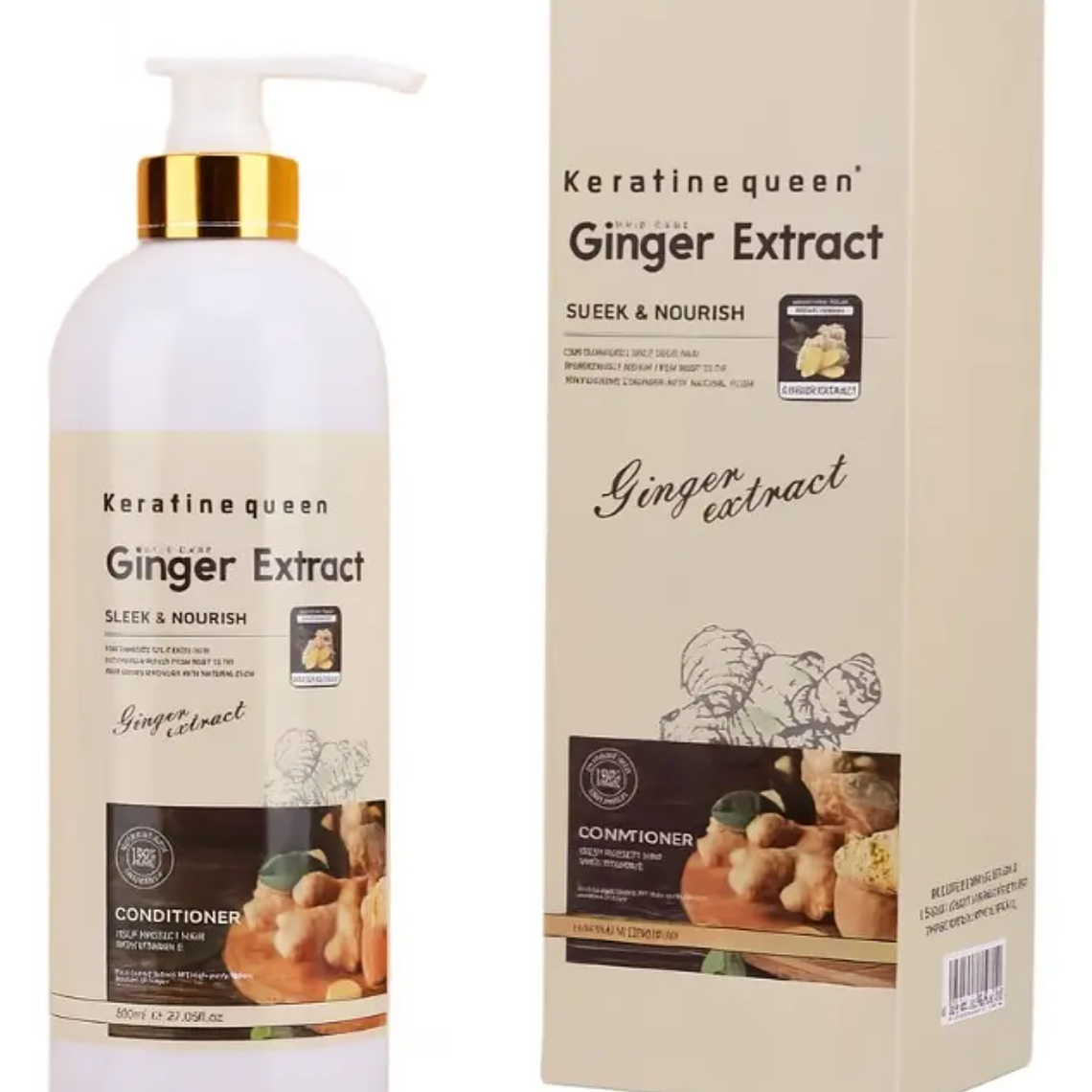 Obopekal Acondicionador Keratine Queen Ginger Extract 800ml 1